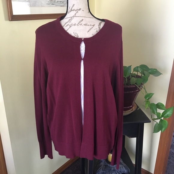 LOFT lace back open cardigan - Picture 6 of 8